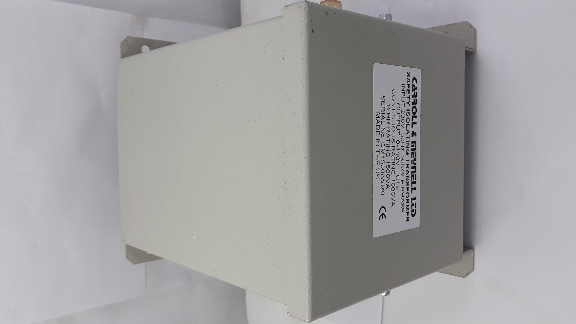 Carroll& Meynell Safety Isolating Transformer Input 230V 50Hz Single