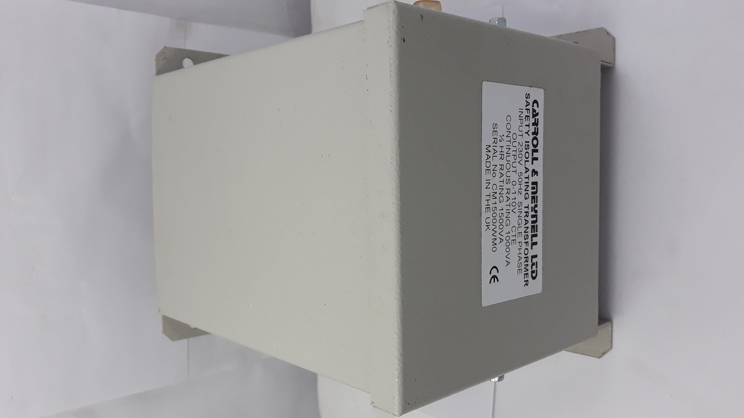 Carroll& Meynell Safety Isolating Transformer Input 230V 50Hz Single Phase