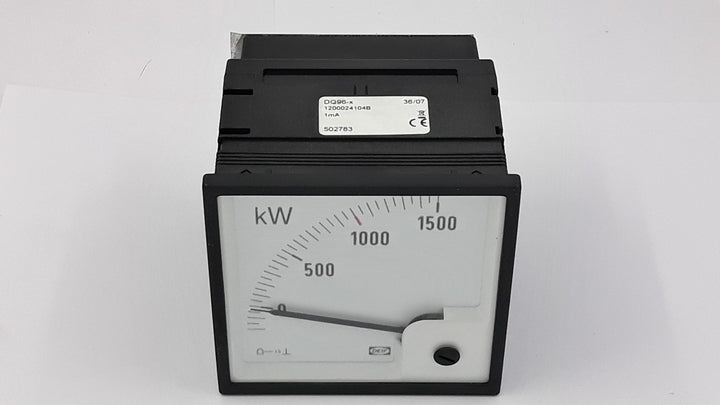 Deif Dq96-x Var/Watt 0 To 1500 Meter Gauge 1200024104B