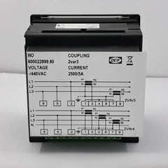 Deif Dq96-x Kvar 0 To 2000 Analog Voltage Meter 1200024104B