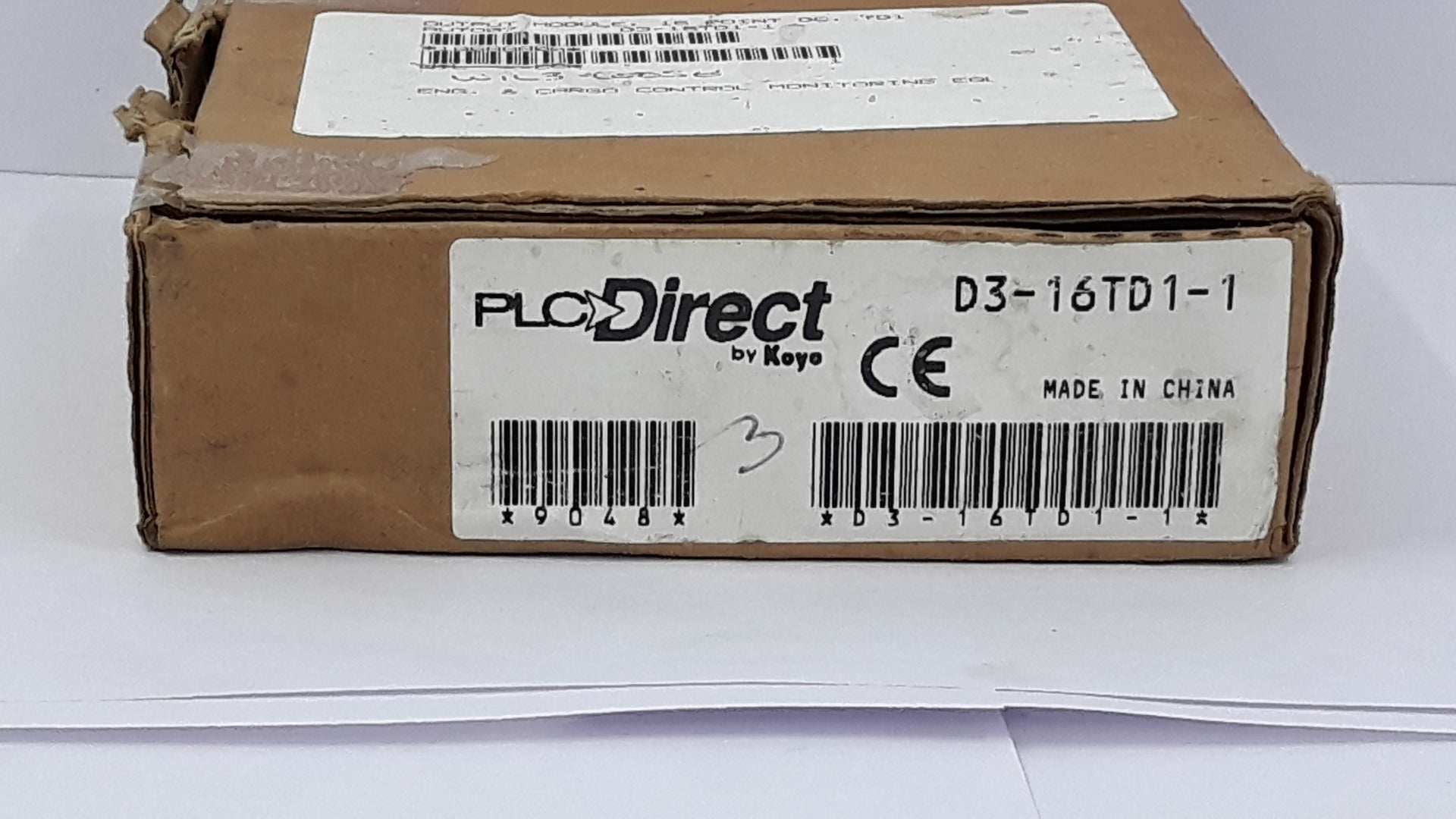 Plc Direct D3-16Td1-1 24Vdc Output Module 5-28Vdc 0.5A
