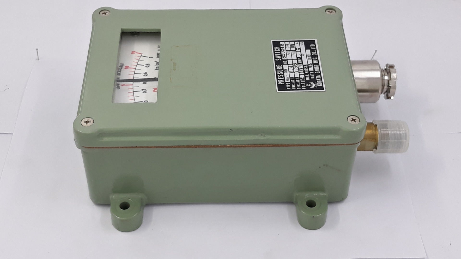 Kobata ba-2b pressure switch 110v 15a
