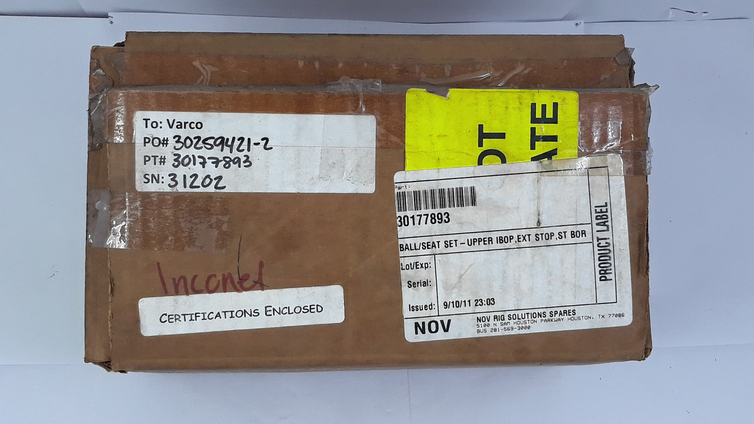 nov rig solutions spares 30177893-1