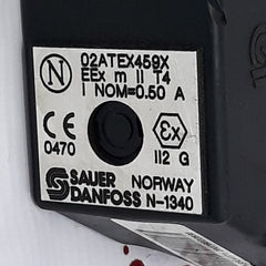 Sauer danfoss 02atex459x hydraulic solenoid control