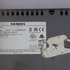 Siemens ktp700 basic 6av2 123-2gb03oax0 touch panel