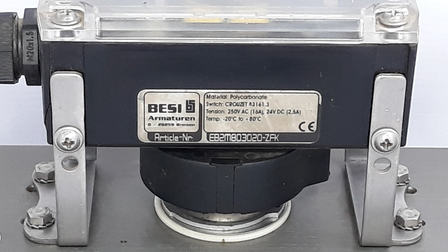 Besi Armaturen Eb2M803020-zfk Polycarbonate Switch