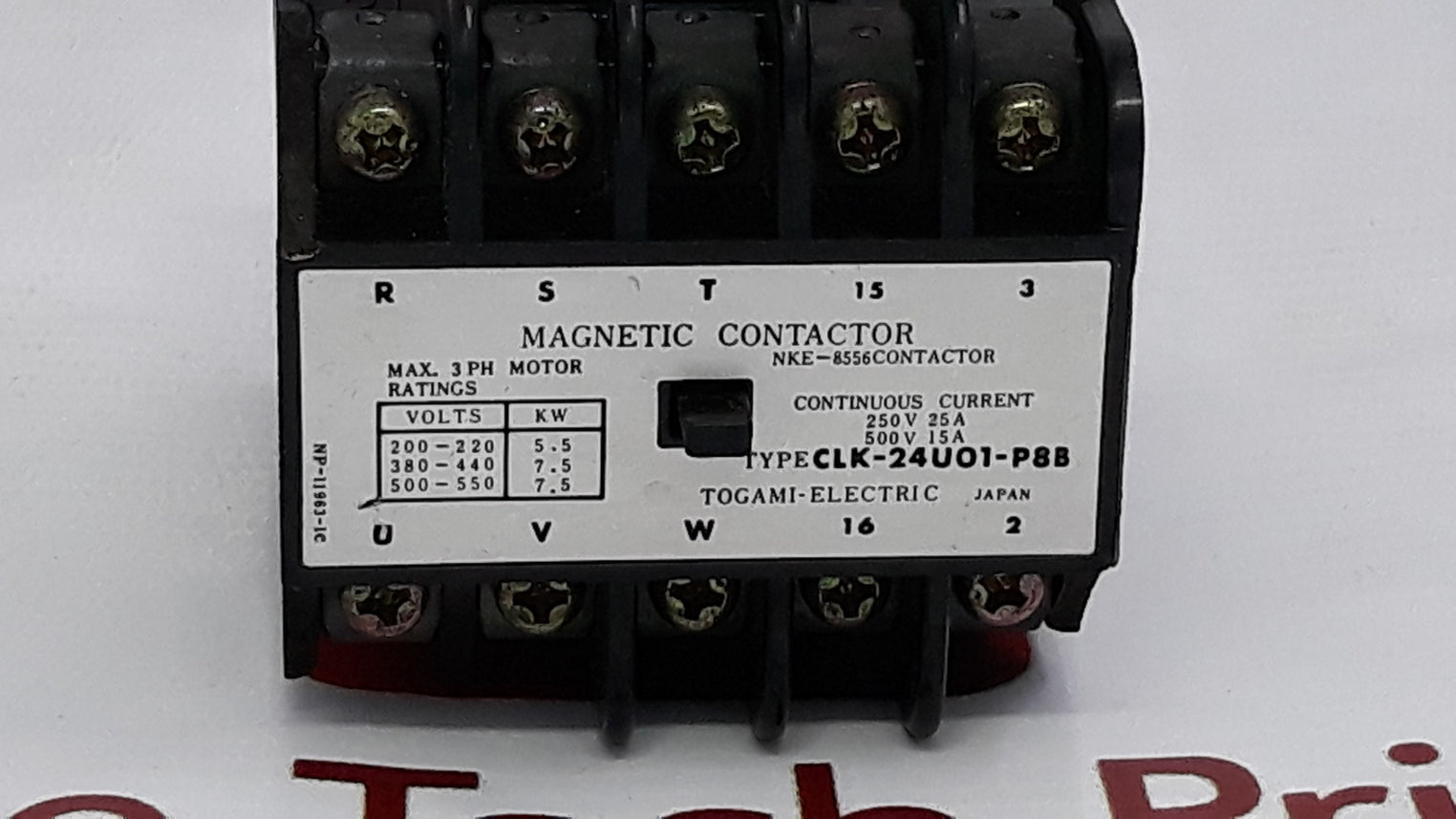 Togami-electric Clk-24U01-p8B Magnetic Contactor
