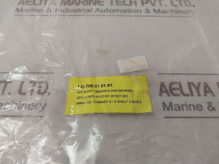 201837-003 Shaft (Splined) And Bearing Kit