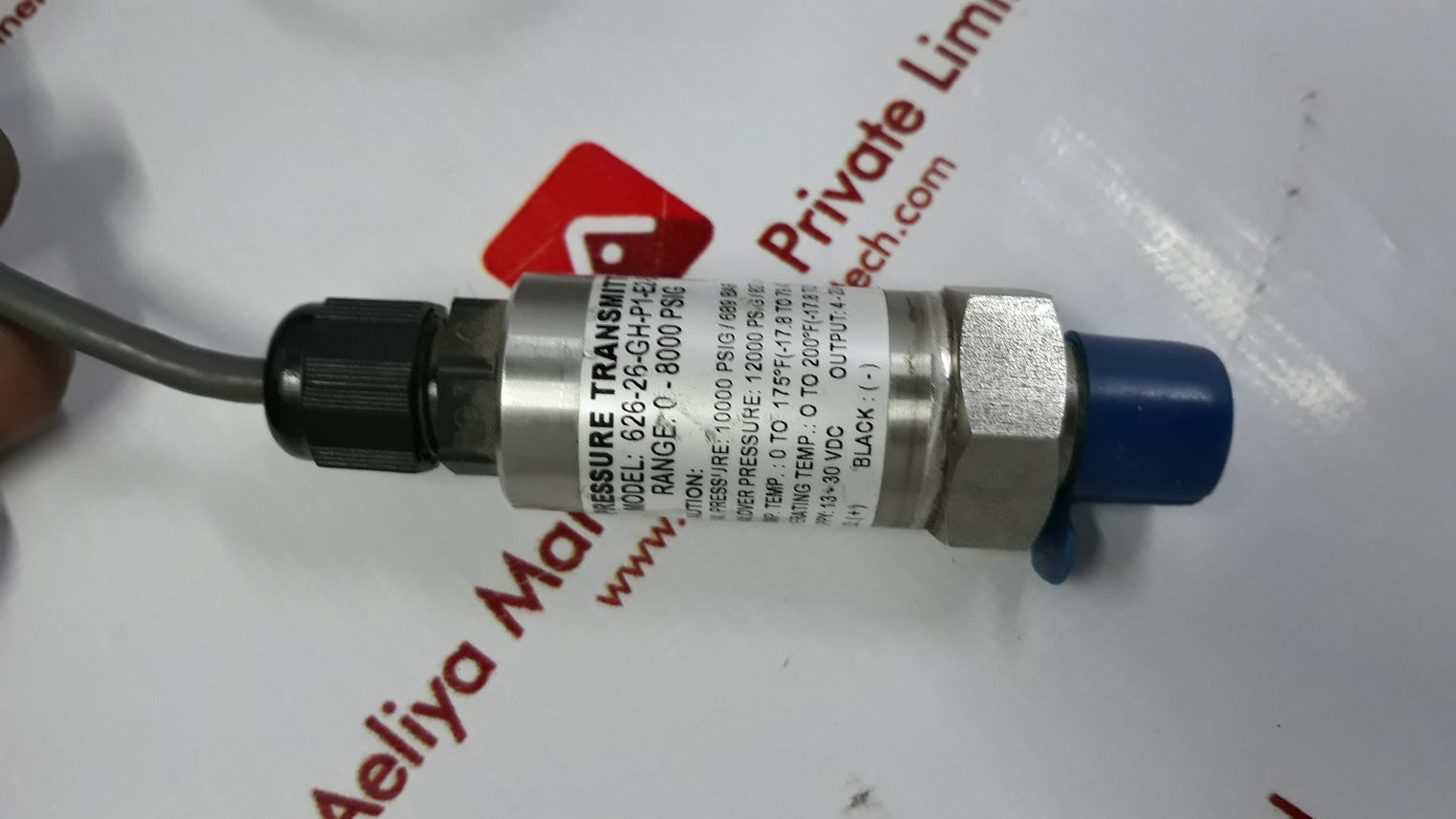 Dwyer Instruments 626-26-gh-p1-e2-s1 Pressure Transmitter Transducer Sensor 0-8000 Psi 4-20Ma