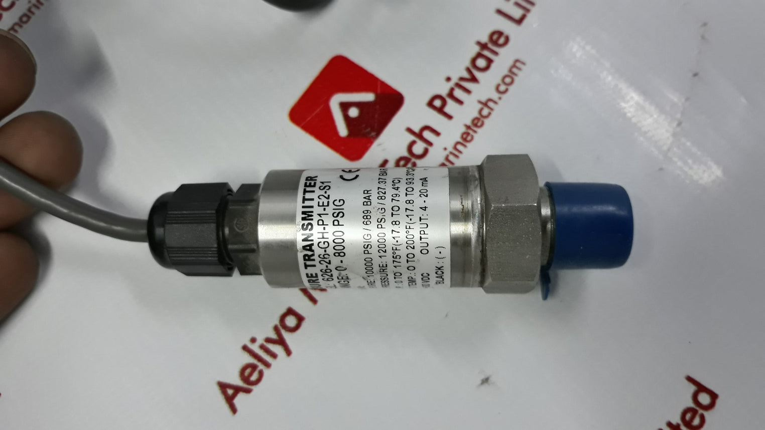 Dwyer Instruments 626-26-gh-p1-e2-s1 Pressure Transmitter Transducer Sensor 0-8000 Psi 4-20Ma