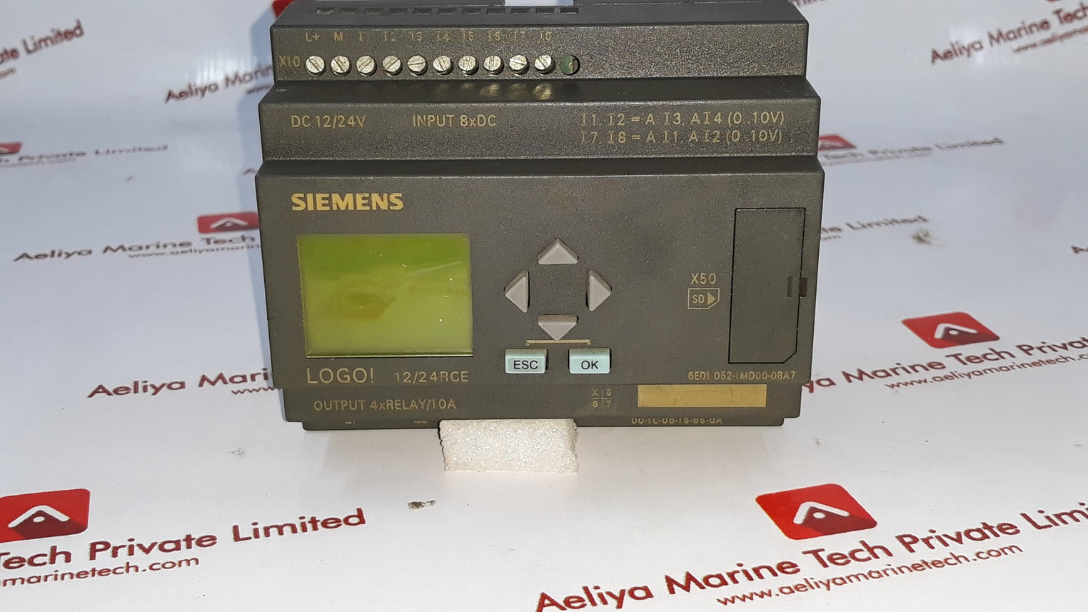 Siemens logo 12/24rce 6ed1 052-1 md00-0ba7 logic module