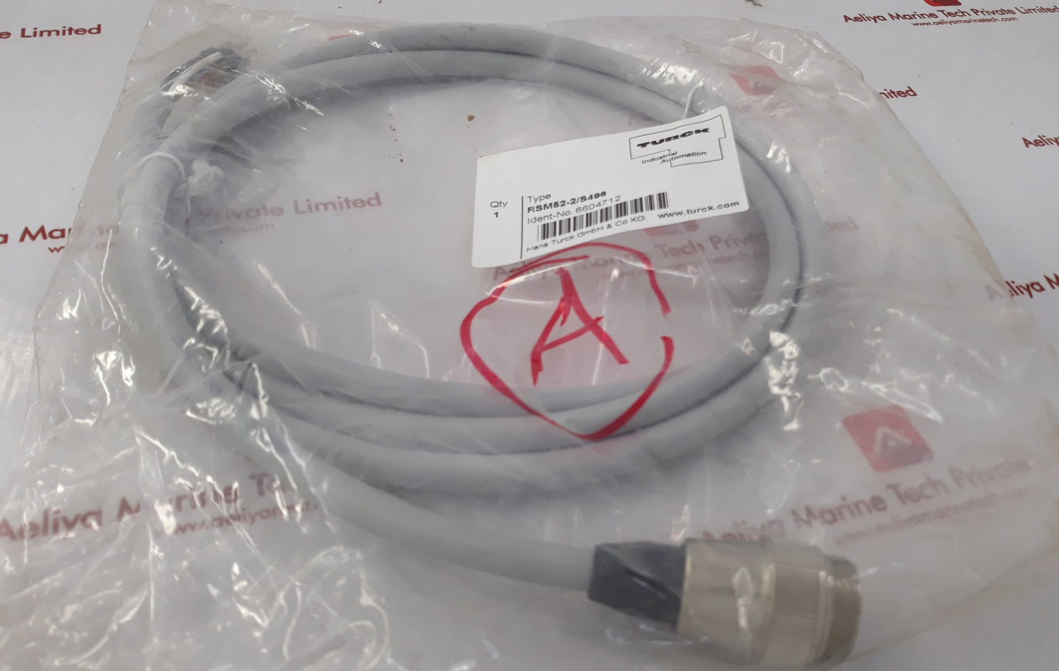 Turck Rsm52-2/S496 Molded Cable