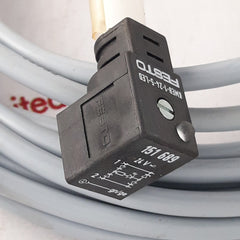 Festo Kmeb-1-24-5 Led Solenoid Plug Socket With Cable