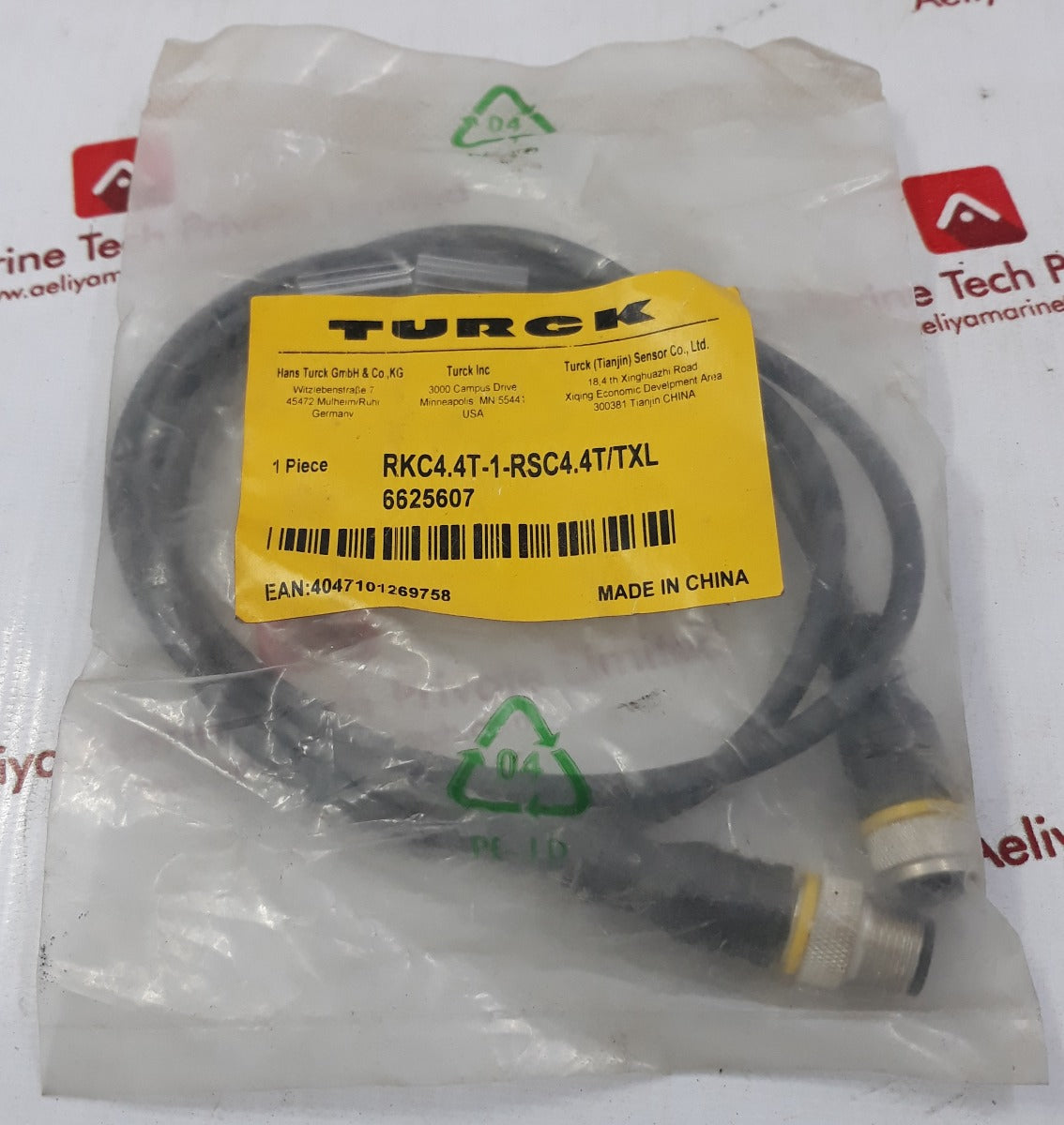 Turck Rkc4-4T-1-rsc4.4T/Txl Cordset