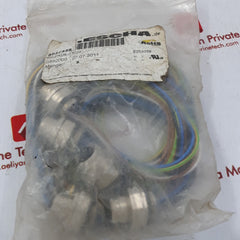 Lot Of 5X Escha 8027558 Ec-fkd5-0,5/20 Round Male Flange Connector