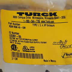 Turck rsm rkm 46-10m mini fast connector cable