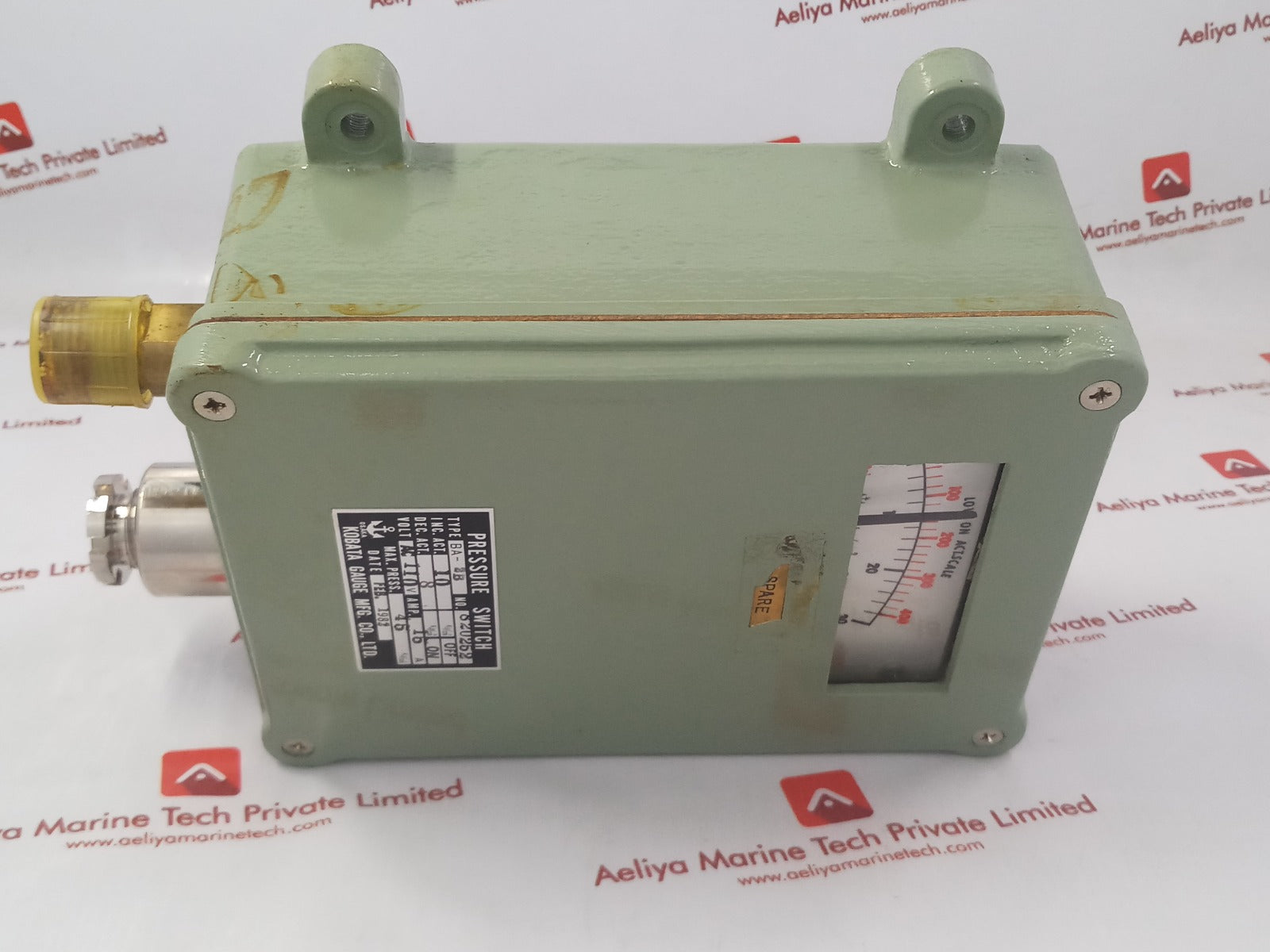 Kobata Ba-2B Pressure Switch Volt Ac 110V A.M.P. 15A – Aeliya Marine Tech
