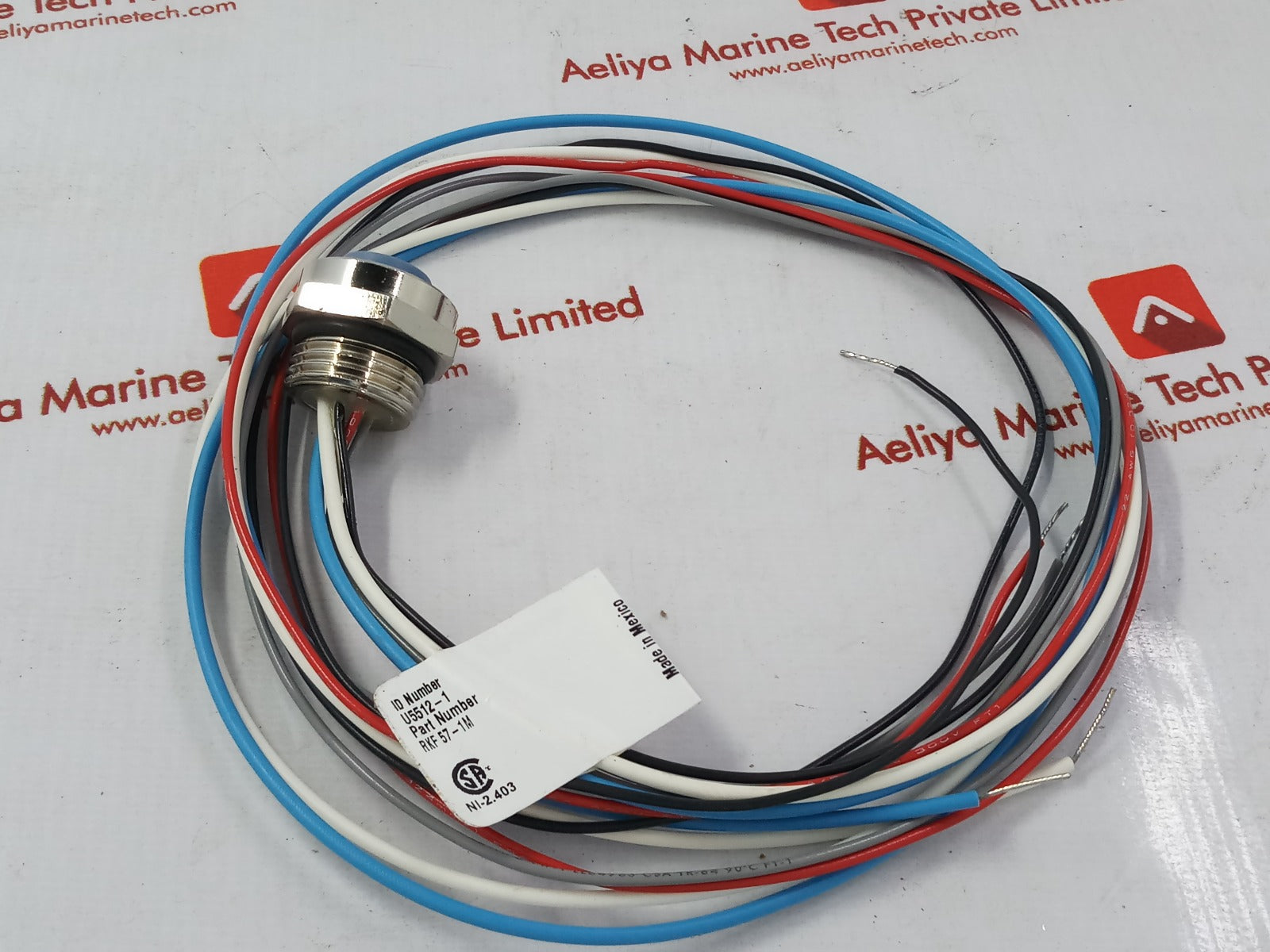 Lot Of 4 X Turck Rkf 57-1M Cordset
