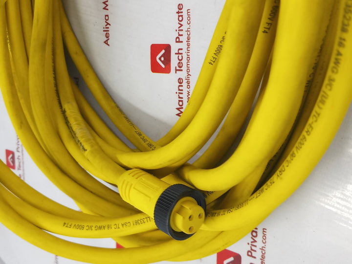Woodhead Brad Connectivity 1300100495 Cordset 3P Male/Female St/St