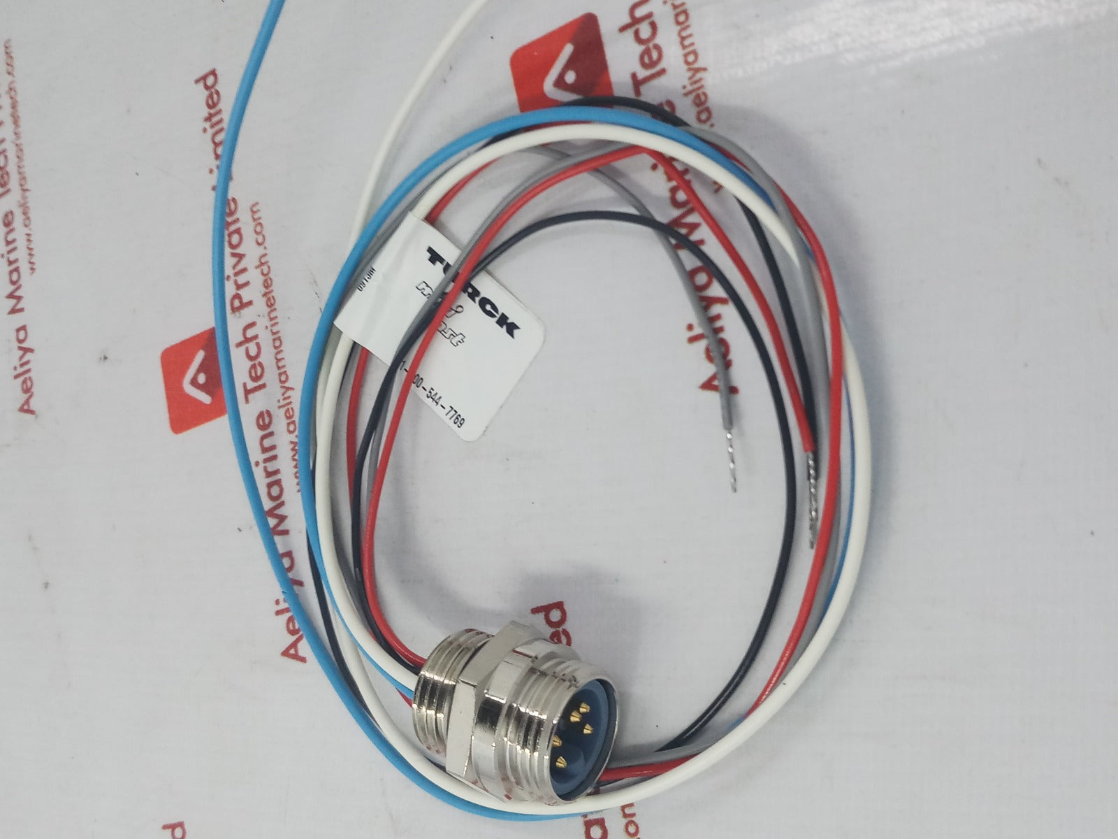 Set of 11x Turck rsf 57-0.5m cable