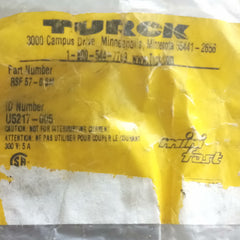 Set of 11x Turck rsf 57-0.5m cable