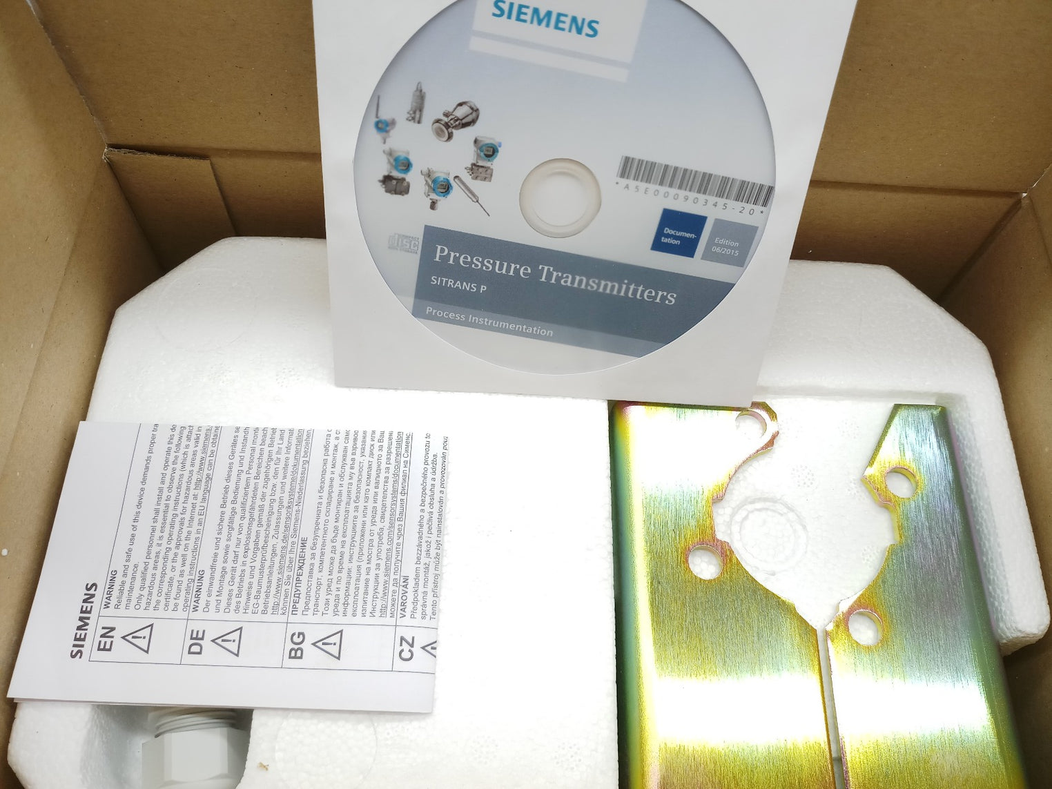 Siemens 7Mf4033-1Aa10-2Ac6-z Transmitter For Pressure -10 To 0 Kpa