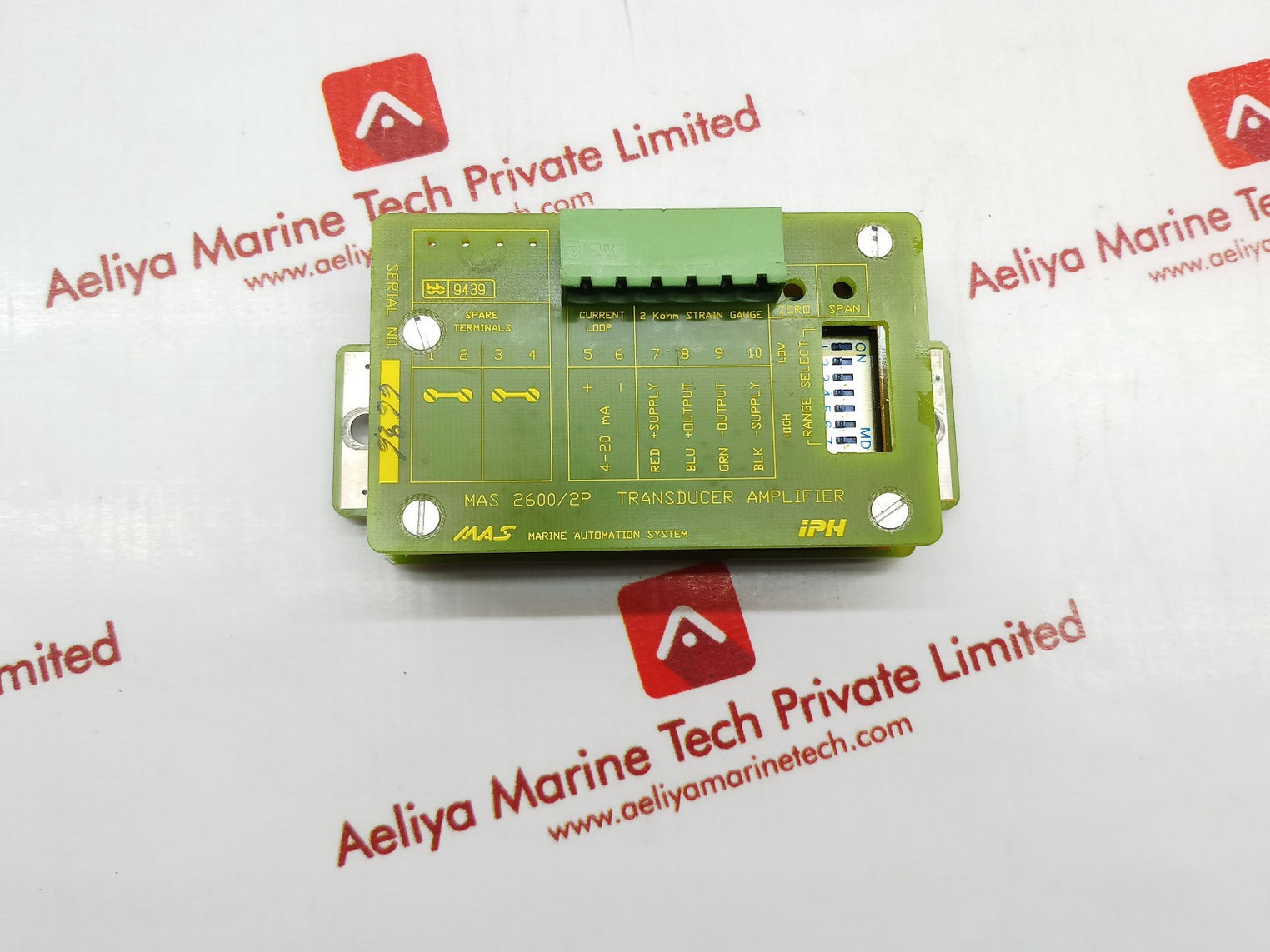 Iph mas marine mas 2600/2p transducer amplifier wbt 7-8 cent