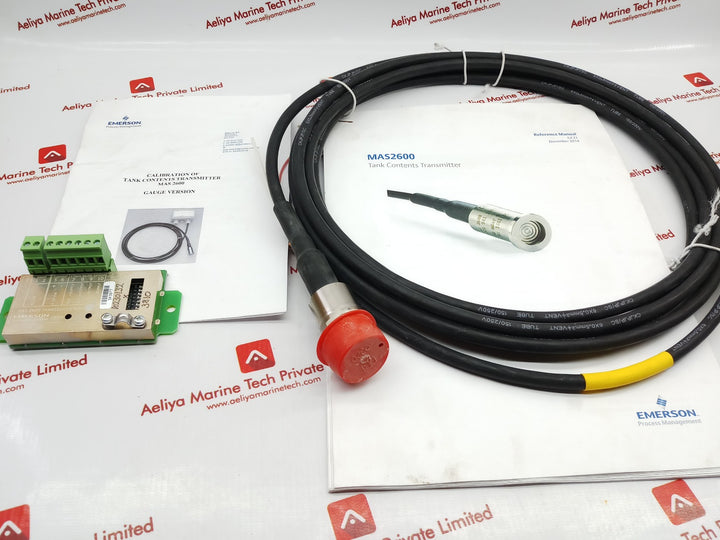 Emerson mas 2600 transducer amplifier wb db tk 5-6 ps sensor
