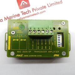 Iph mas 2600/2p transducer amplifier wb db tk 5-6 ps