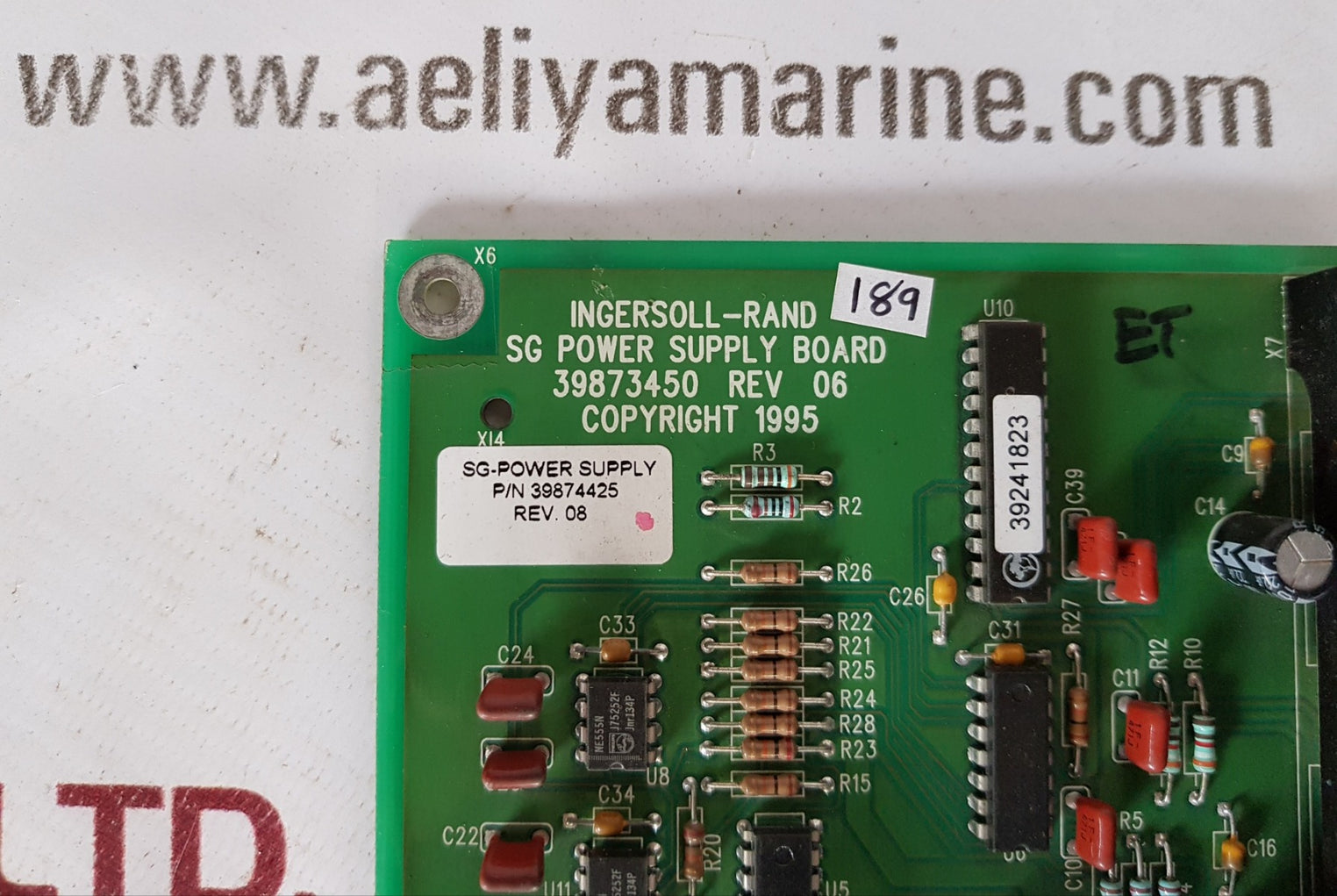 Ingersoll-rand 39873450 sg power supply board 39874425