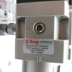Bray Controls 92-0830-11300-532 And 551000-74603533 Filter Regulator
