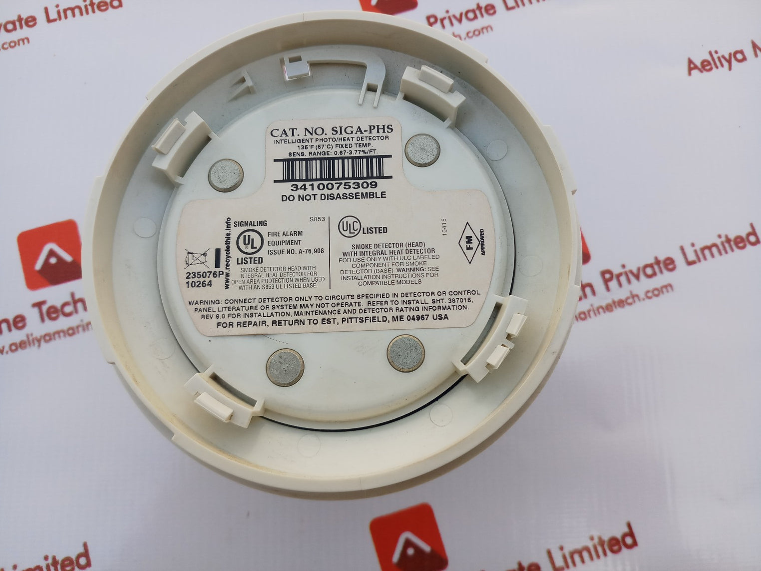 Ge Esa Siga-phs 3D Multisensor Smoke Detector
