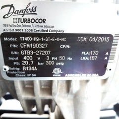 Danfoss Turbocor Compressor TT400-H9-1-ST-E-0-NC CFM190327 TT400H1STEONC