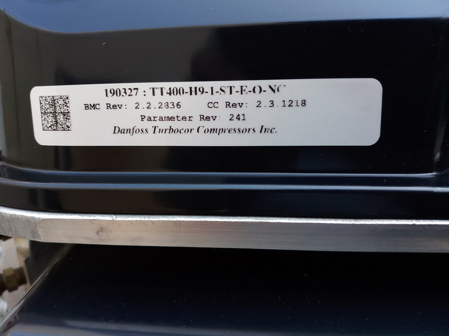 Danfoss Turbocor Compressor TT400-H9-1-ST-E-0-NC CFM190327 TT400H1STEONC