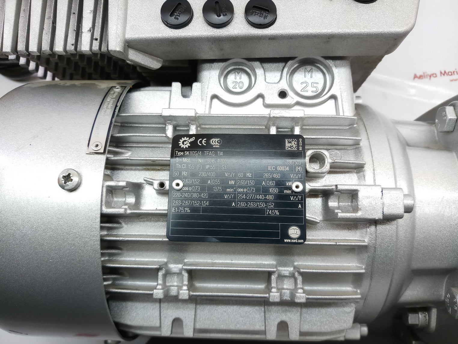 Nord Sk80S/4 Tfga Ti4 And 373.1.80S/4 Tfga Ti4 Gear Motor