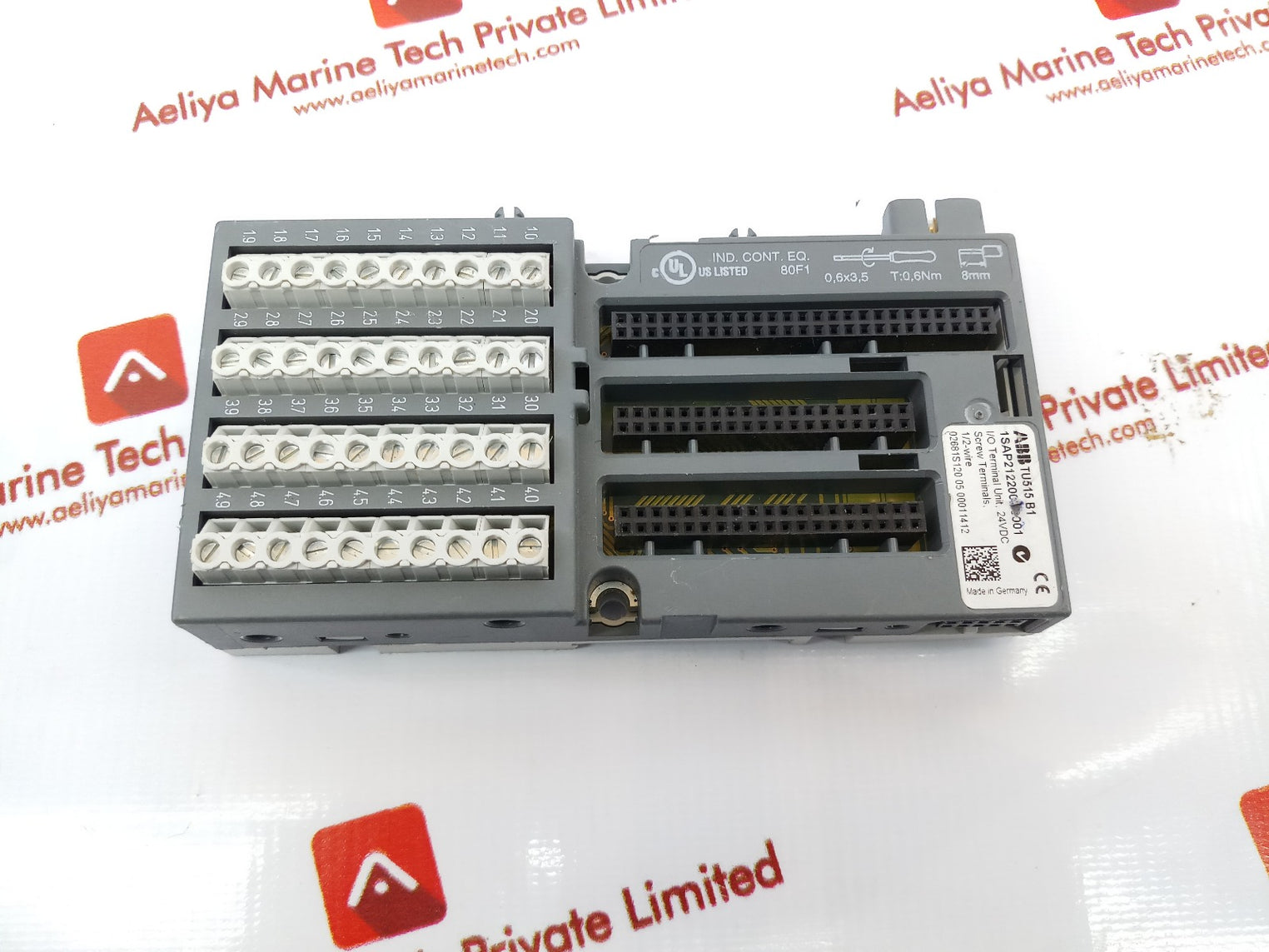 Abb Tu515 B1 1Sap212200 R0001 I/O Terminal Unit 24Vdc