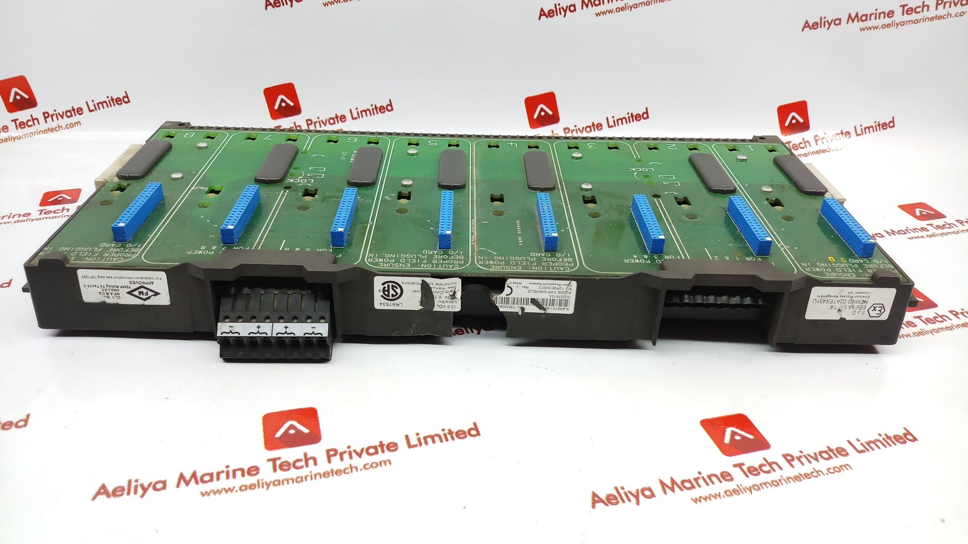 Fisher Rosemount Kj4001X1-be1 Base Module 8 Wide Car W/ Shield 12P0818X072 Plc