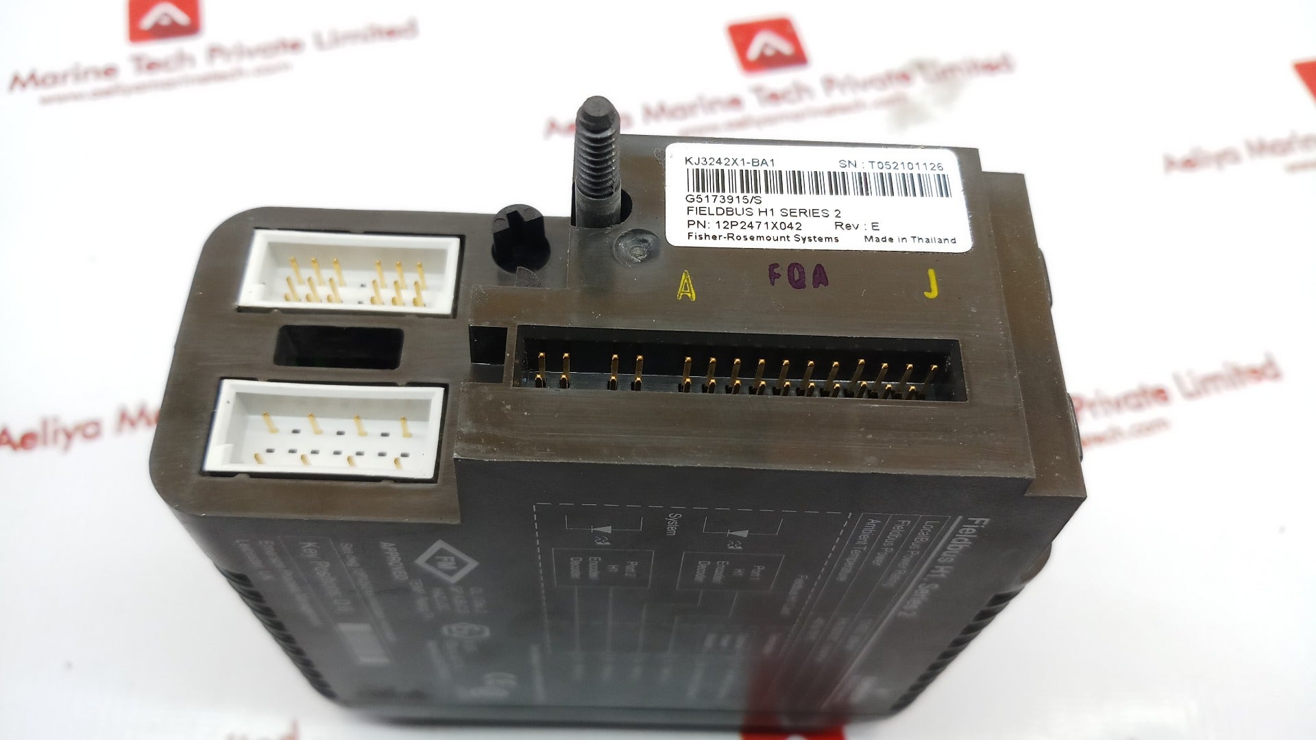 Emerson delta v kj3242x1-ba1 fieldbus h1, series 2 rev E