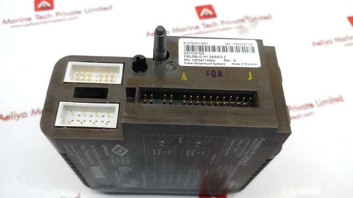 Emerson delta v kj3242x1-ba1 fieldbus h1, series 2 rev E