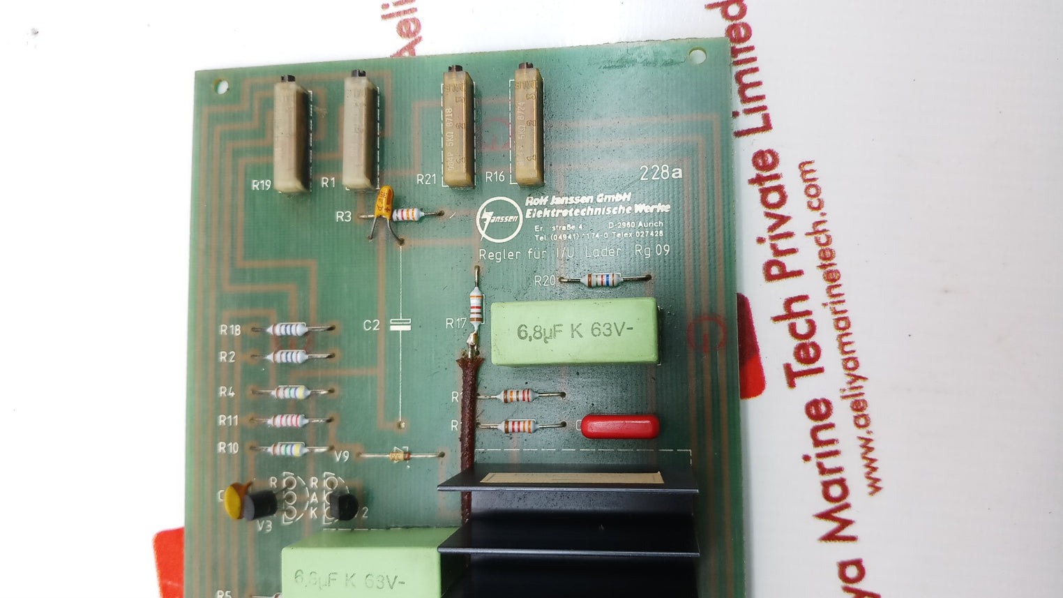 Rolf Janssen Regler Fur I/U Lader Rg09 Card