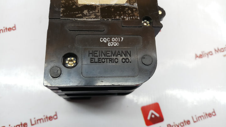Heinemann Cf3-g8-ae Cf3-z33-55, 3 Pole Circuit Breaker