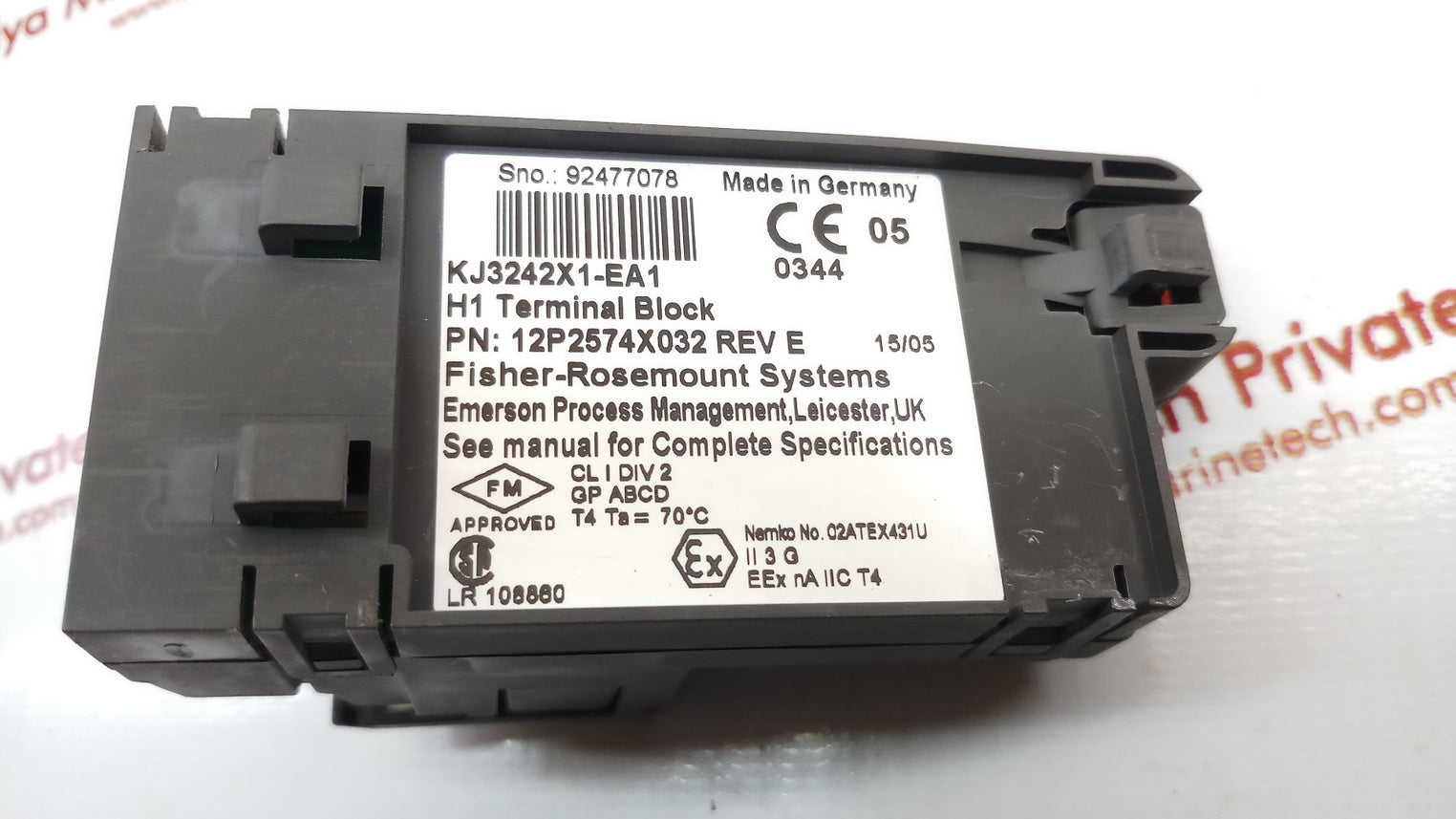 Emerson Fisher Rosemount 12P2574X032 H1 Terminal Block