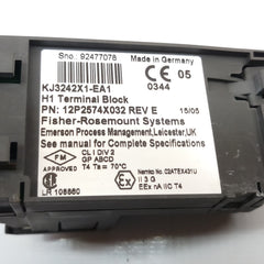 Emerson Fisher Rosemount 12P2574X032 H1 Terminal Block