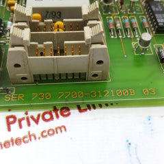 Ser 730 7700-312100B 03 Pcb Card Printed Circuit Board