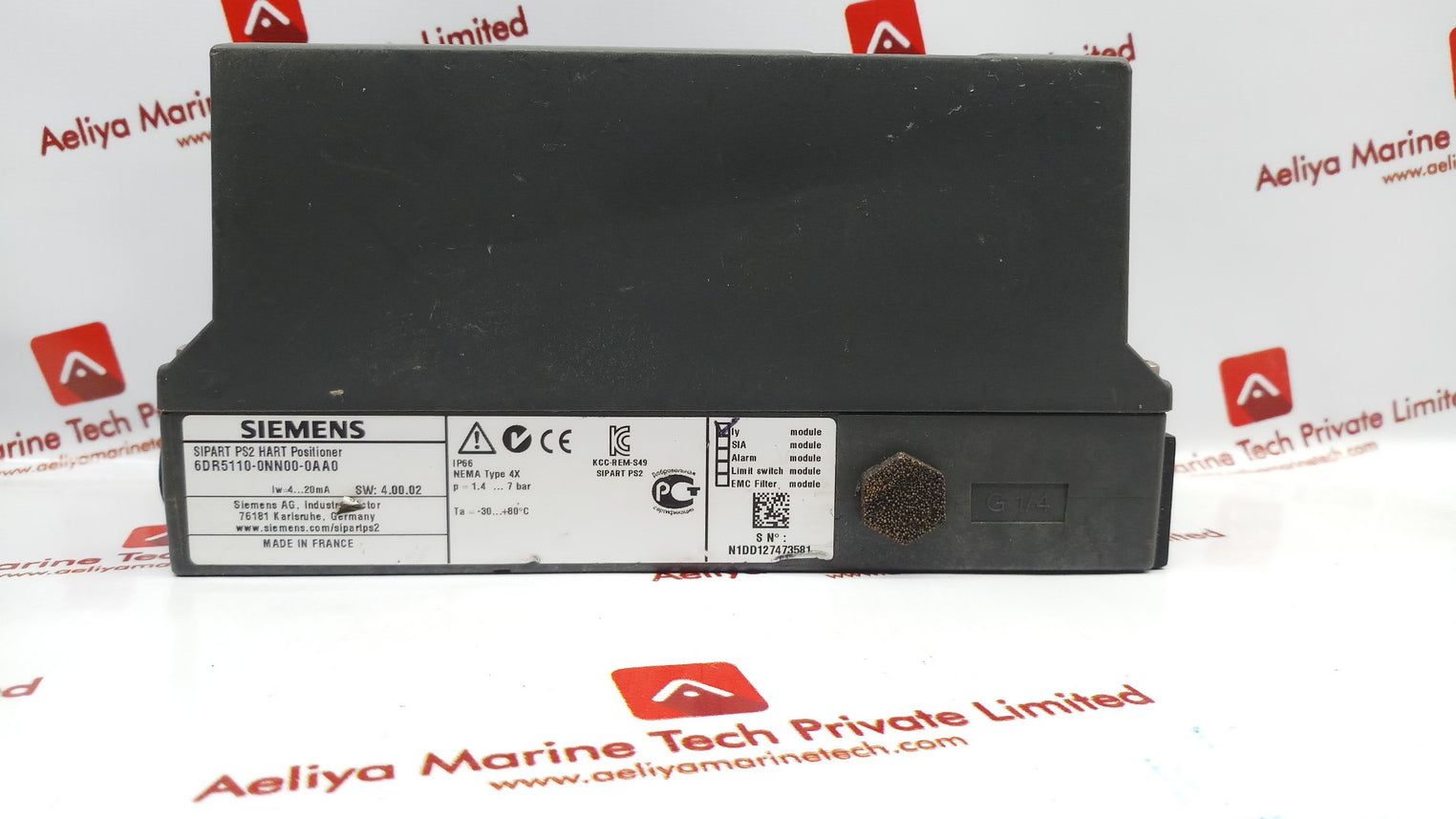 Siemens 6Dr5110-0Nn00-0Aa0 Sipart Ps2 Hart Positioner