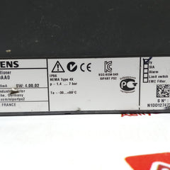 Siemens 6Dr5110-0Nn00-0Aa0 Sipart Ps2 Hart Positioner