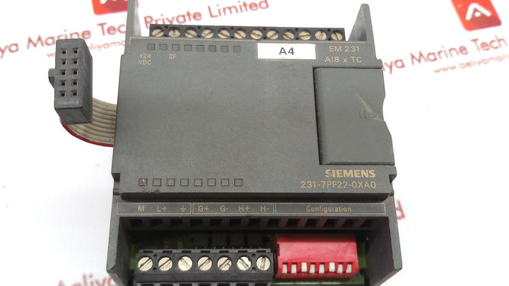 Siemens 6Es7 231-7Pf22-0Xa0 Analog Input Module