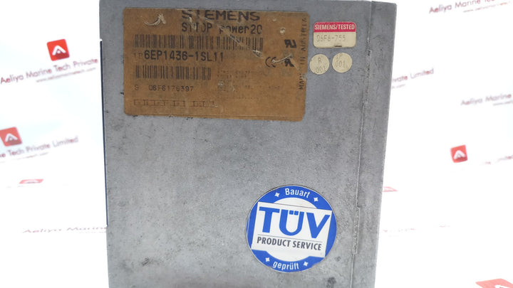 Siemens Sitop Power 20 6Ep1436-1Sl11 Power Supply