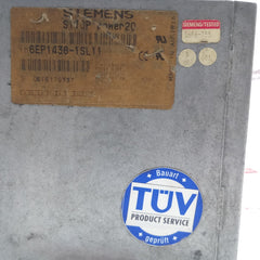 Siemens Sitop Power 20 6Ep1436-1Sl11 Power Supply
