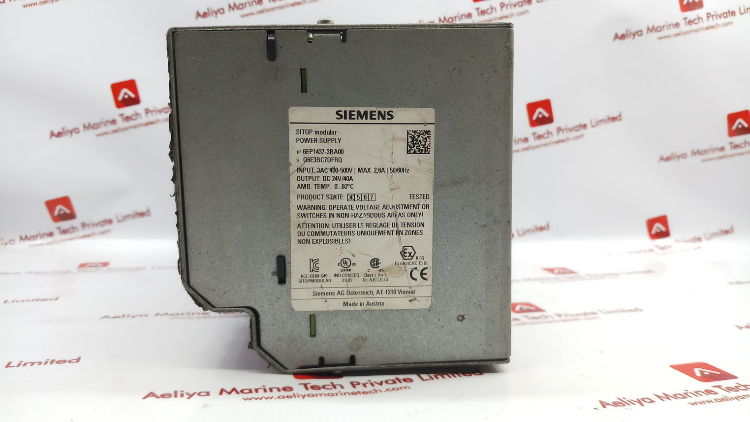 Siemens 6ep1 437-3ba00 sitop modular power supply